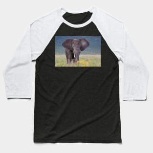 African Bush Elephant Baseball T-Shirt